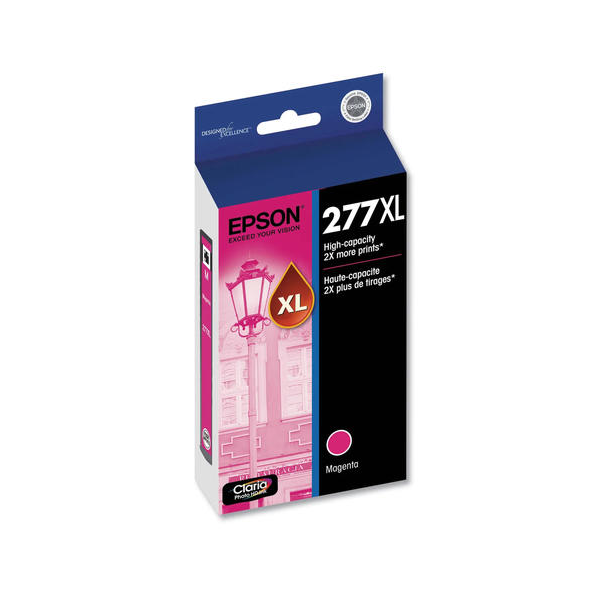 Epson T277XL320-S Original Magenta High Yield Ink Cartridge, OEM, for Expression Photo XP-850