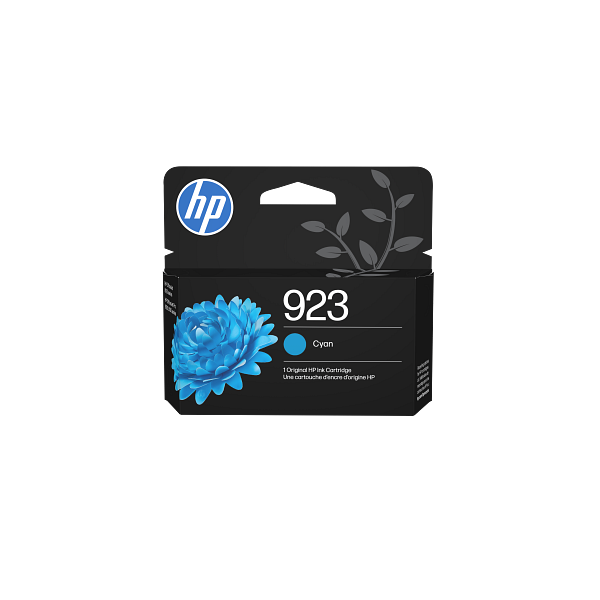 HP 923 Original Cyan Ink Cartridge (4K0T0LN)