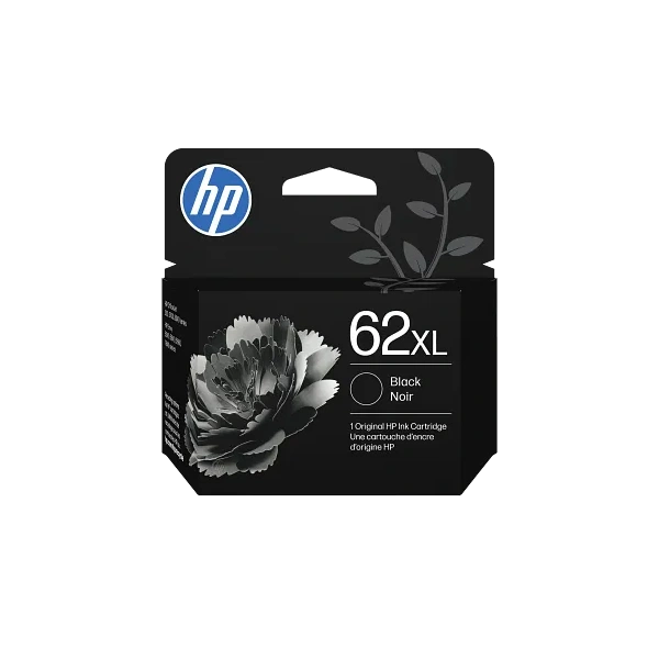 HP 62XL Original Black Ink Cartridge (C2P05A) High Yield