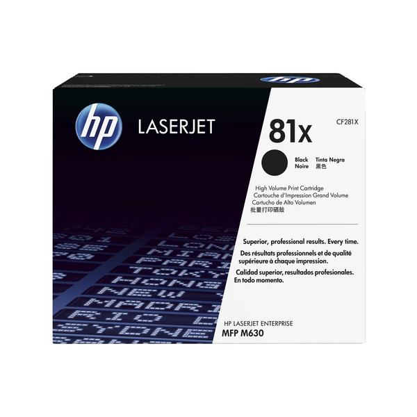 HP 81X CF281X Original Black Toner Cartridge High Yield