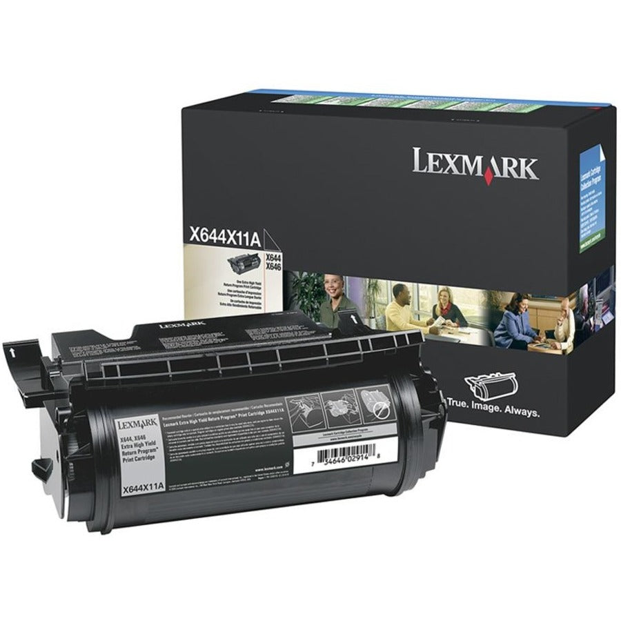 Lexmark X644X11A Original Black Toner Cartridge High Yield