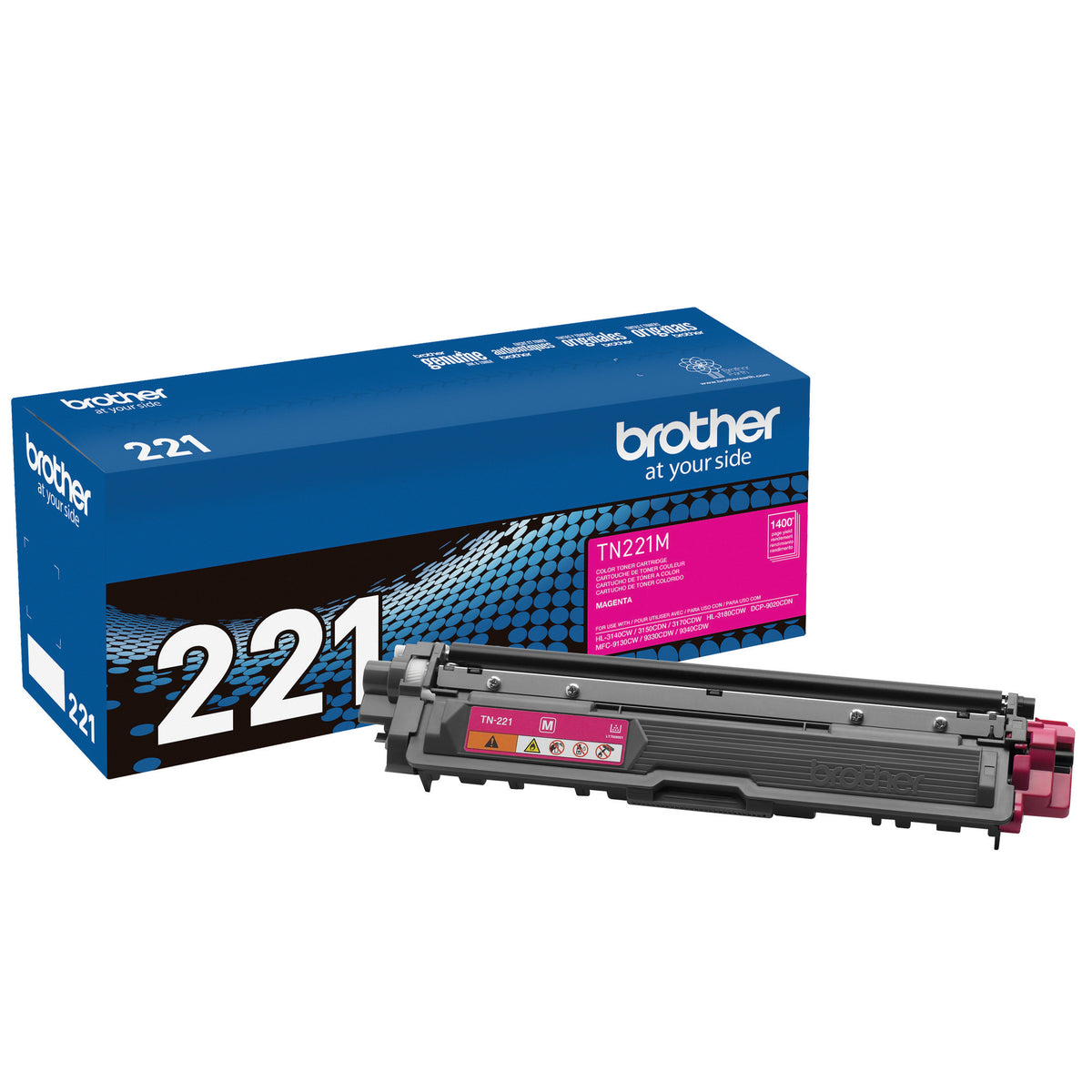 Brother TN221 Original Magenta Toner Cartridge