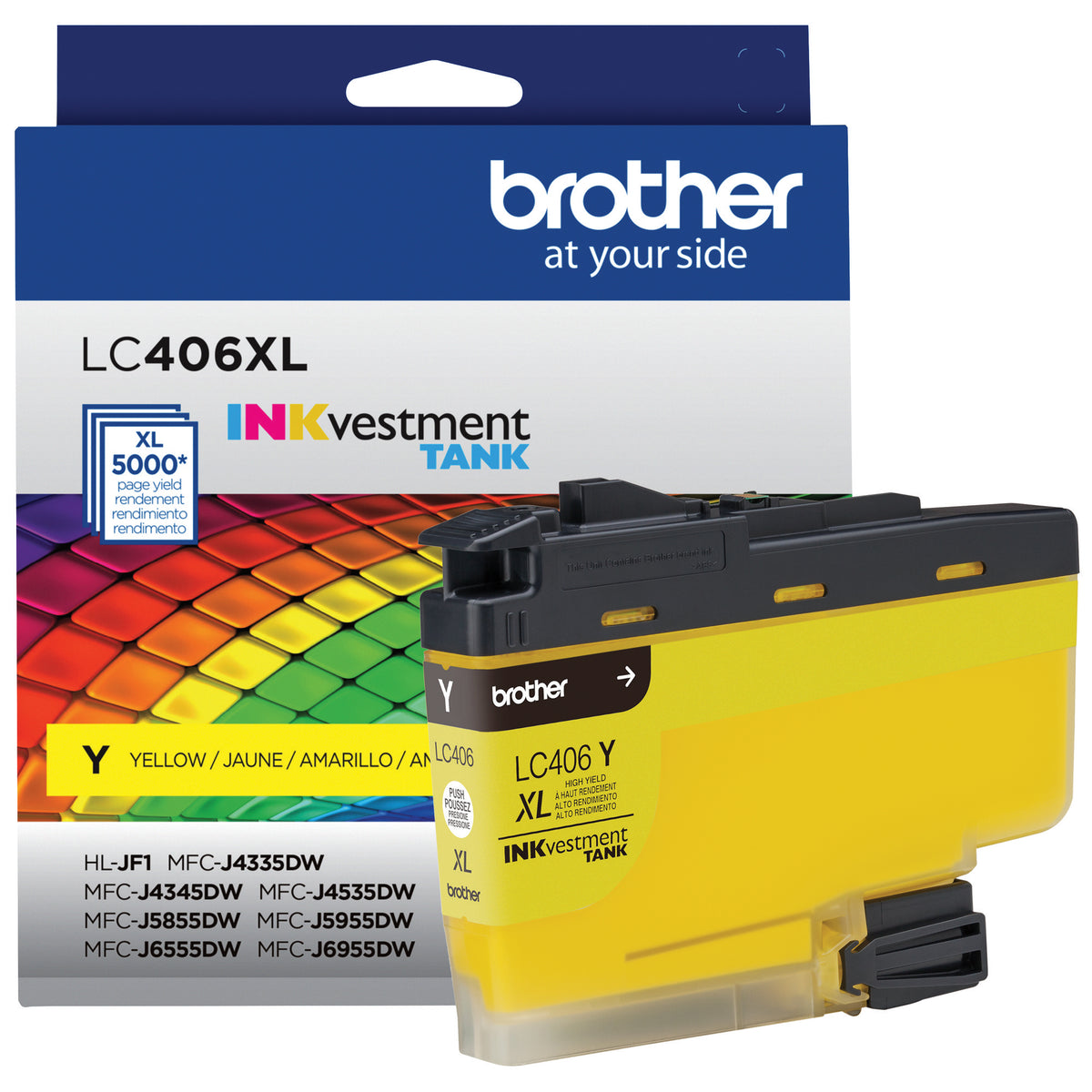 Brother LC406XL Original Yellow Ink Cartridge High Yield