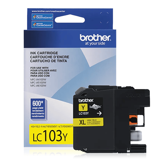 Brother LC103 Original Yellow Ink Cartridge High Yield