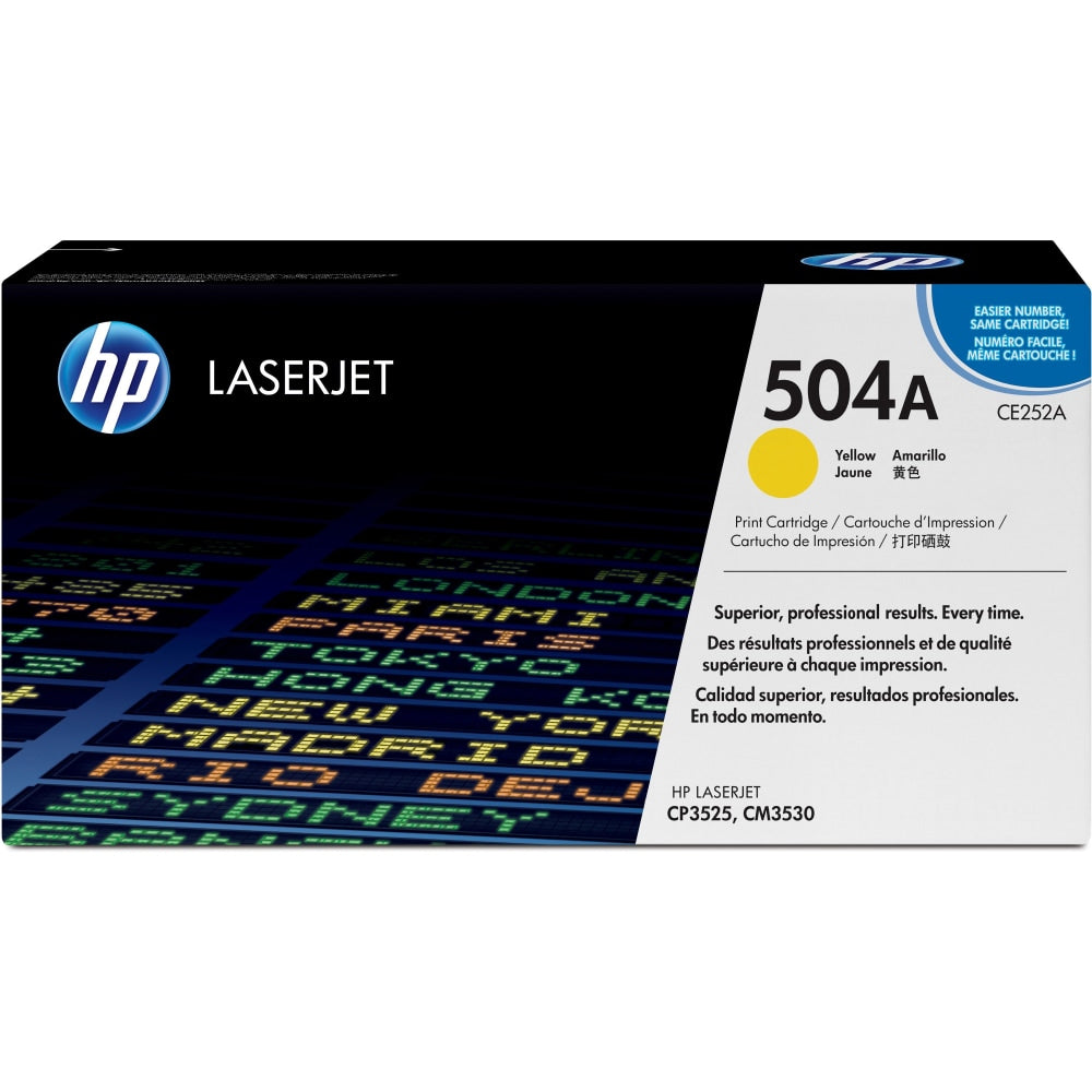 HP 504A CE252A Original Yellow Toner Cartridge