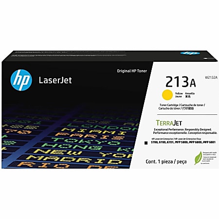 HP 213A W2132A Original Yellow Toner Cartridge