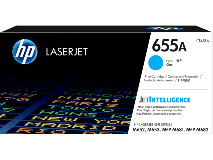 HP 655A CF451A Original Cyan Toner Cartridge