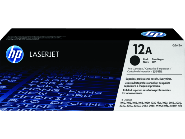 HP 12A Q2612A Original Black Toner Cartridge
