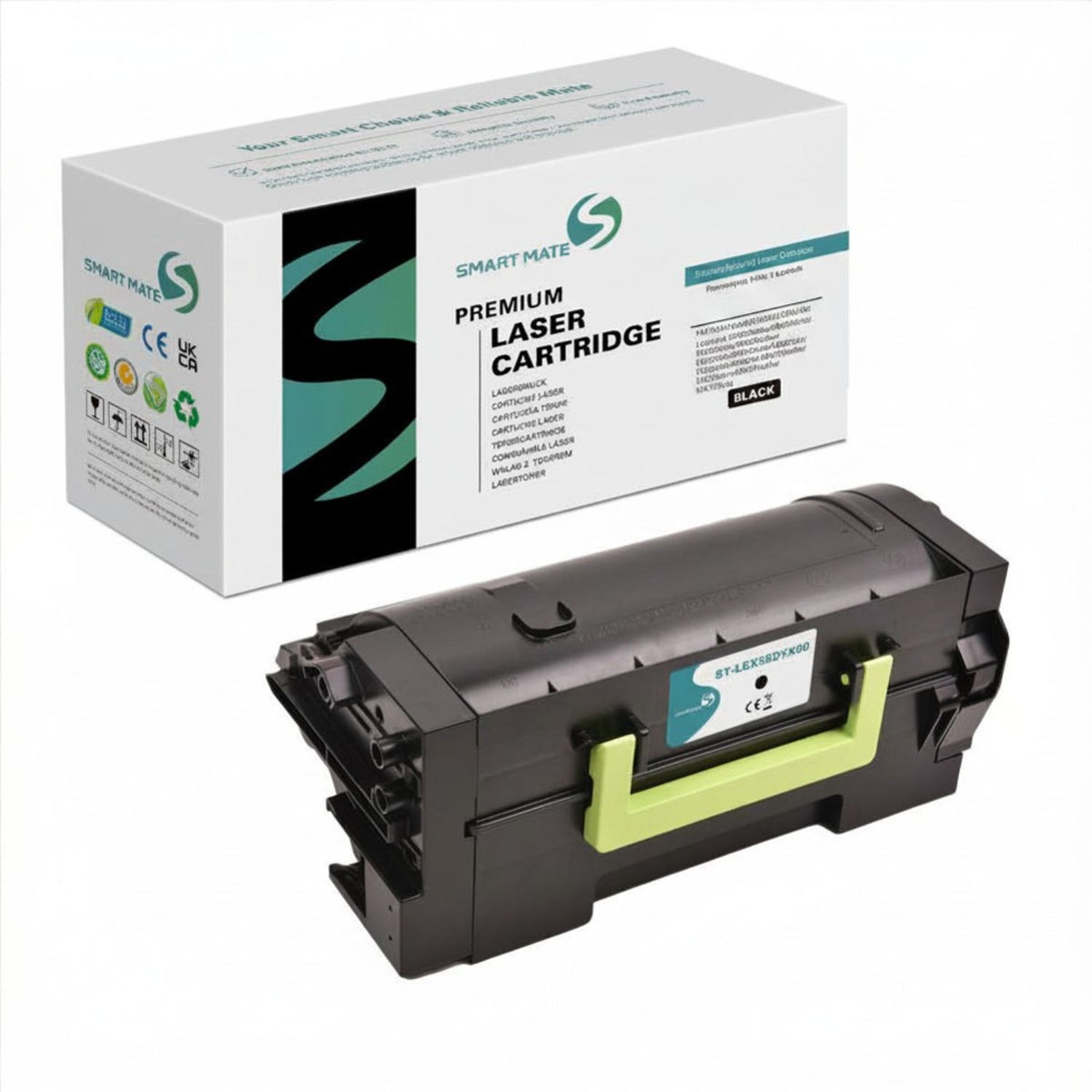 Smartmate 58D1H00 Remanufactured Black Toner Cartridge High Yield