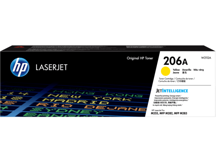 HP 206A W2112A Original Yellow Toner Cartridge