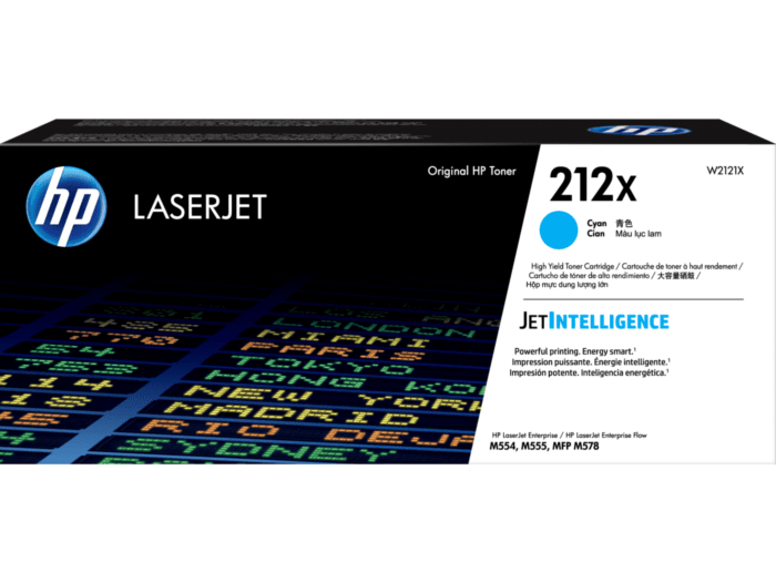 HP 212X W2121X Original Cyan Toner Cartridge High Yield