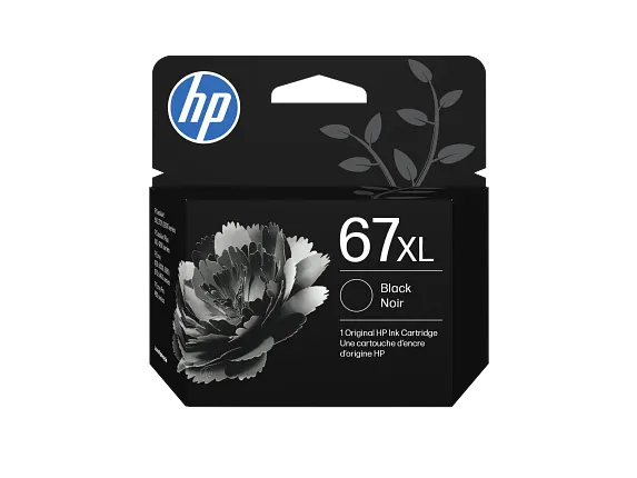 HP 67XL Original Black Ink Cartridge (3YM57AN) High Yield