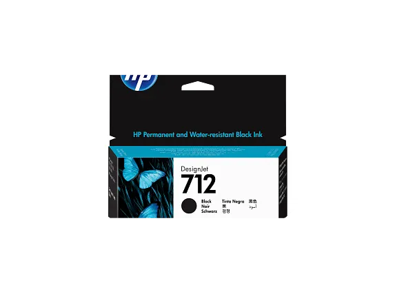 HP INKJET 712 BLACK (3ED70A) T210/230/630/650 38ML