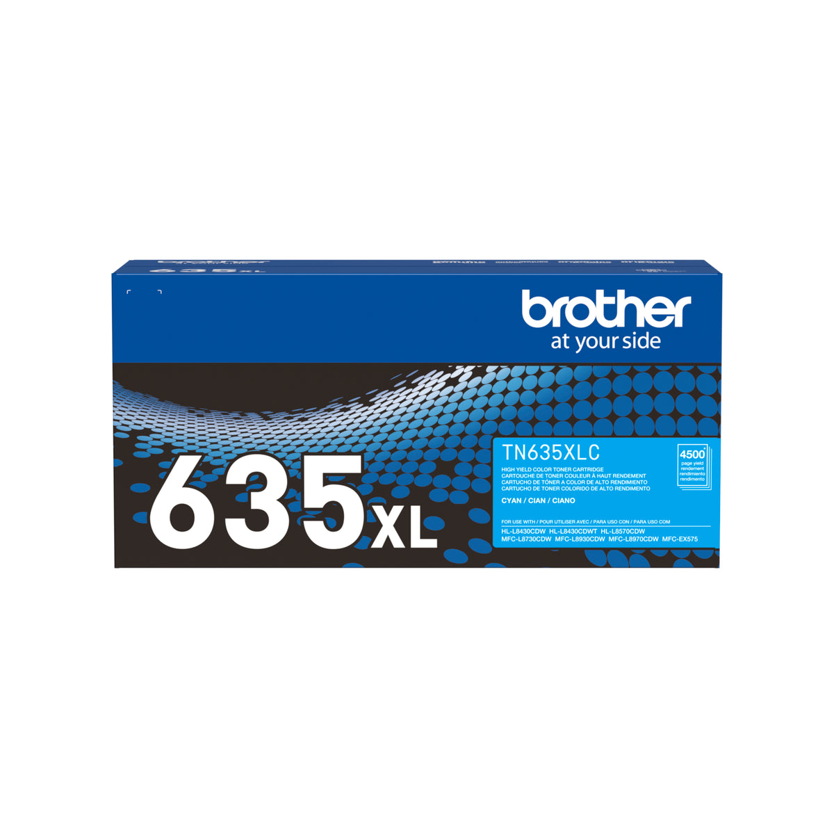 Brother TN635XL Original Cyan Toner Cartridge High Yield
