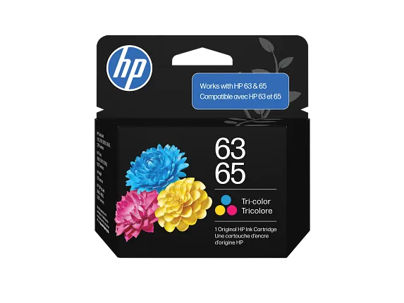 HP 63 Original Tricolor Ink Cartridge (B7RT2AN)