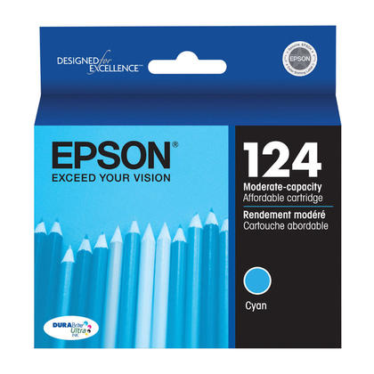 Epson T124220 Original Cyan Ink Cartridge
