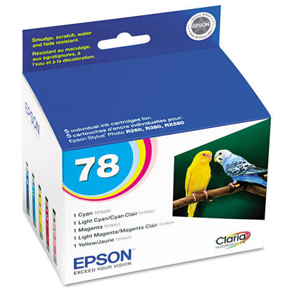 Epson T078920 Original Multi-Color Ink Cartridge Pack C/M/Y/LC/LM (5-pack)