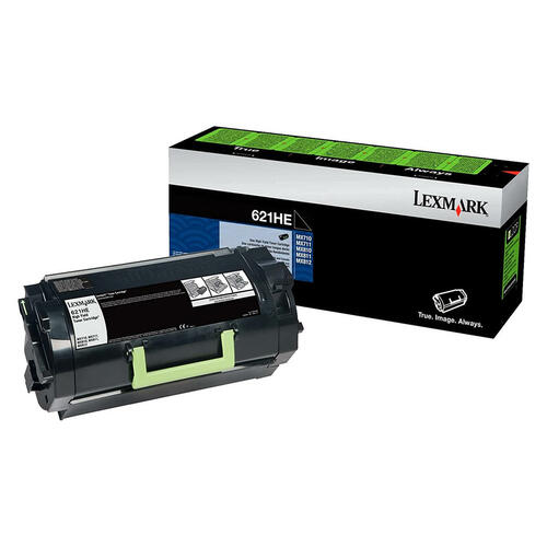 LEXMARK TONER 62D1H0E 621HE BLACK HY MX812 25K
