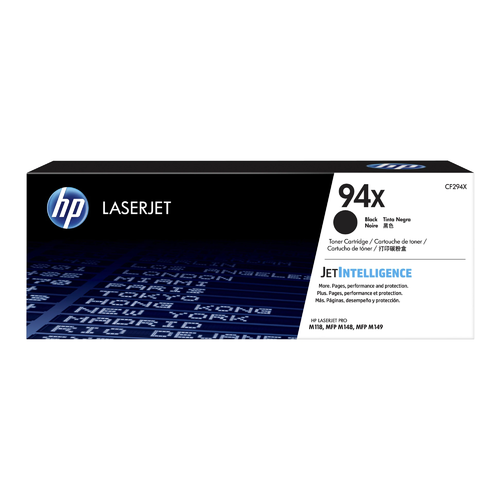 HP 94X CF294X Original Black Toner Cartridge High Yield