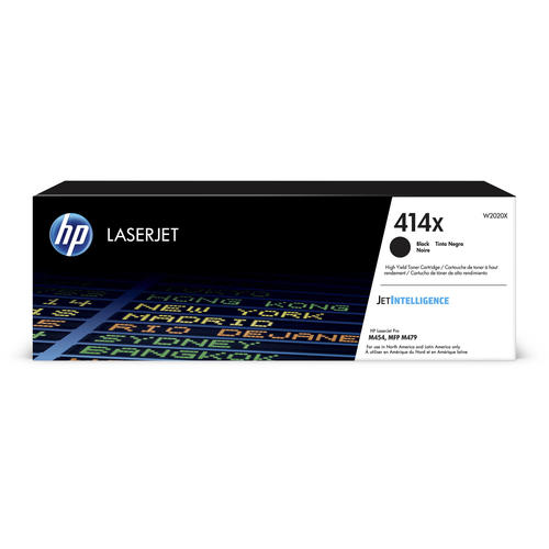 HP 414X W2020X Original Black Toner Cartridge High Yield