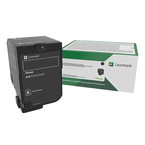 Lexmark 74C1HK0 Original Black Toner Cartridge - High Yield