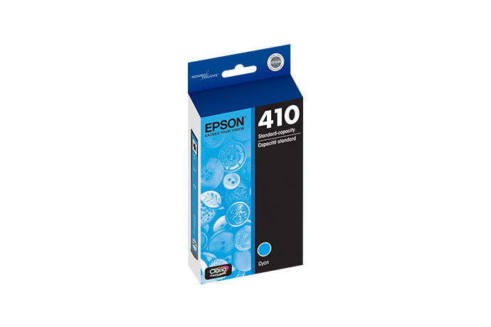 Epson T410220-S Original Cyan Ink Cartridge, official Epson product artwork