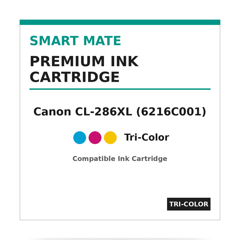 Smart Mate Compatible Canon CL-286XL Tri-Color Ink Cartridge