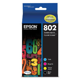 Epson T802 Original Black/Cyan/Magenta/Yellow Ink Cartridge