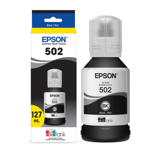 Bouteille d’encre noire Epson 502