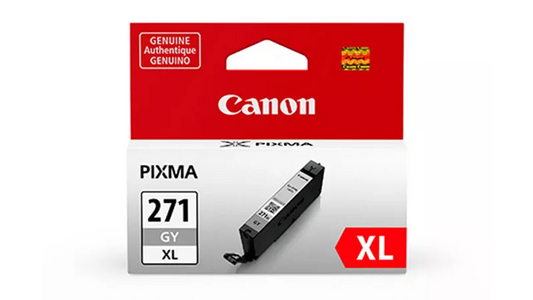 Canon CLI271XL 0340C001 Original Gray Ink Cartridge High Yield