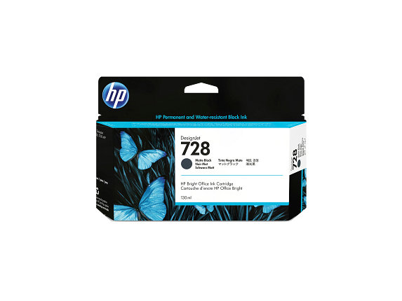 HP 728 Original Black Ink Cartridge (3WX25A)
