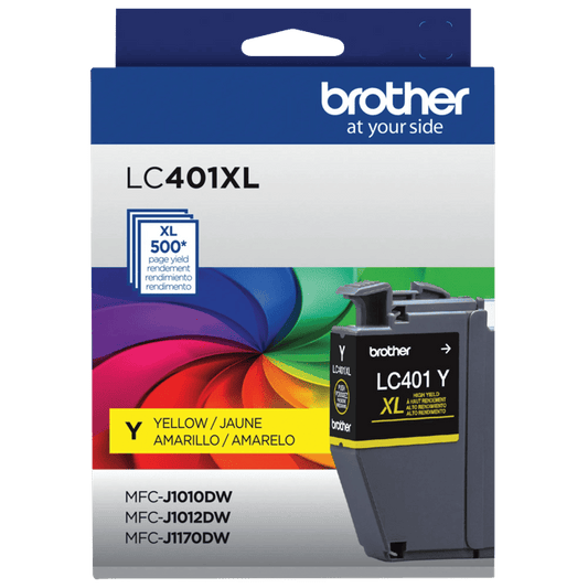 Brother LC401XL Original Yellow Ink Cartridge High Yield