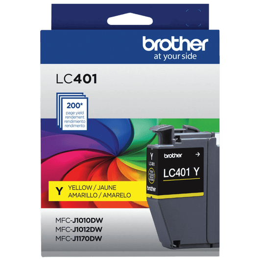 Brother LC401 Original Yellow Ink Cartridge