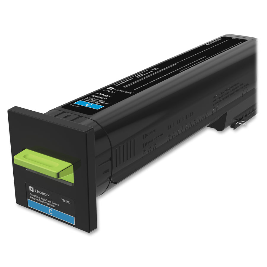 Lexmark 72K1XC0 Original Cyan Toner Cartridge High Yield