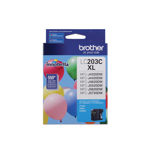 Brother LC203 Original Cyan Ink Cartridge High Yield