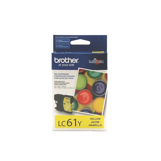 Brother LC61 Original Yellow Ink Cartridge