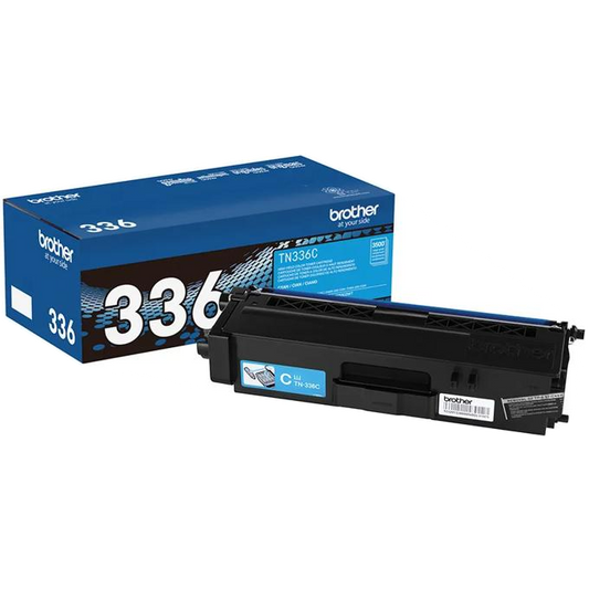 Brother TN336 Original Cyan Toner Cartridge High Yield