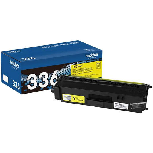 Brother TN336 Original Yellow Toner Cartridge High Yield
