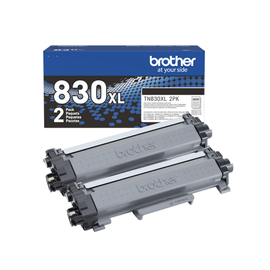 Brother TN830XL Original Black Toner Cartridge 2 PACK