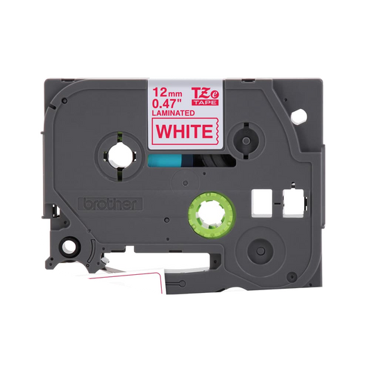 BROTHER P-TOUCH TAPE TZE232G RED/WHITE 12MM
