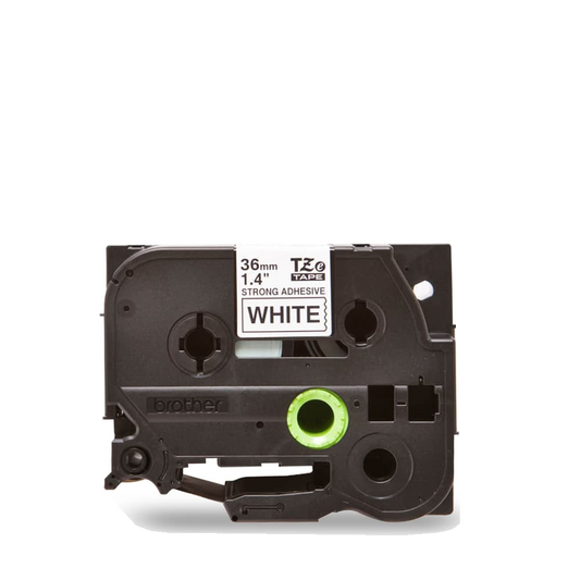 BROTHER P-TOUCH TAPE TZES261 BLACK/WHITE 36MM 8MM