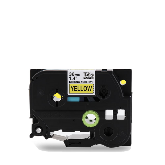 BROTHER P-TOUCH TAPE TZES661BLACK/YELLOW 36MM X8MM
