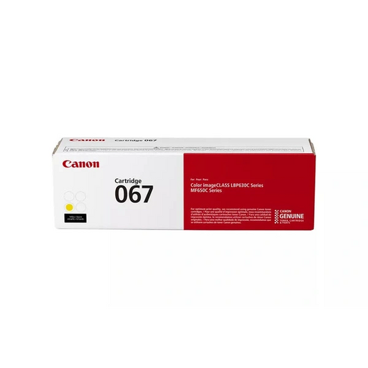 Canon 067 5100C001 Original Yellow Toner Cartridge