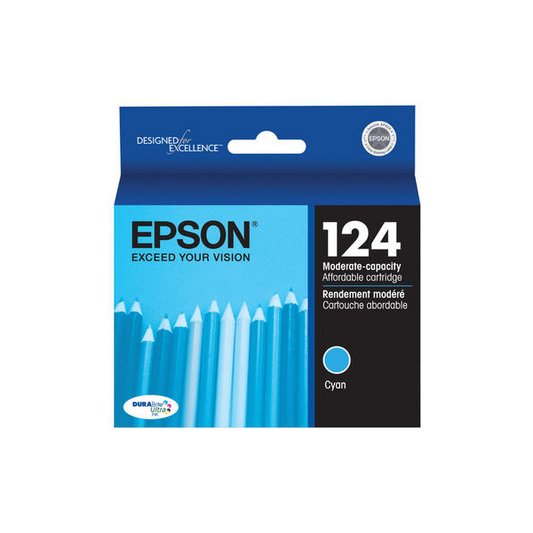 Epson T124220 Original Cyan Ink Cartridge
