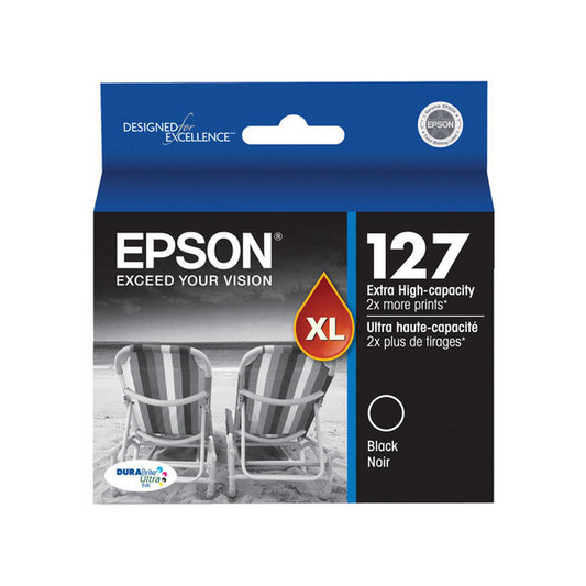 Epson T127120 Original Black Ink Cartridge, Extra High Capacity