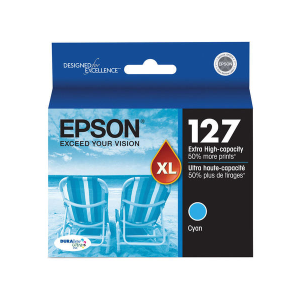 Epson T127220 Original Cyan Ink Cartridge Extra High Yield