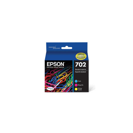 Epson T702 Original Cyan/Magenta/Yellow Ink Cartridge