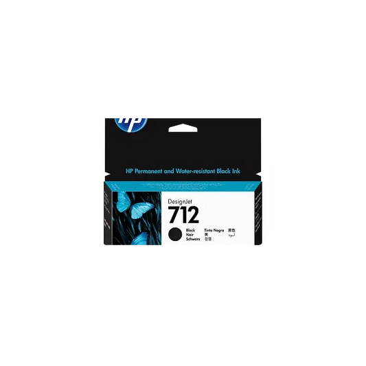 HP INKJET 712 BLACK (3ED70A) T210/230/630/650 38ML