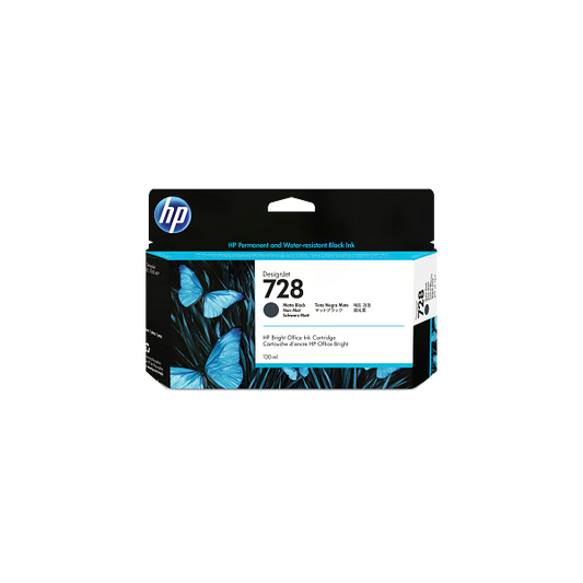 HP 728 Original Black Ink Cartridge (3WX25A)