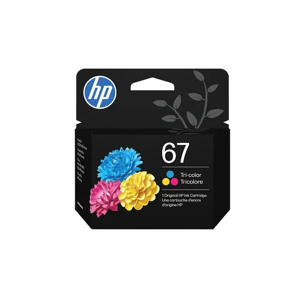 HP 67 Original Tricolor Ink Cartridge (3YM55AN)